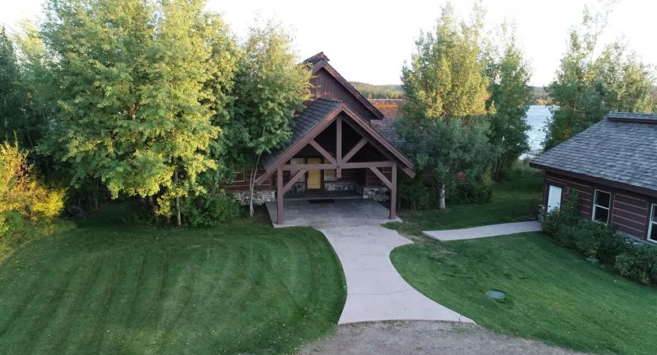 Beautiful landscape around the cabin.