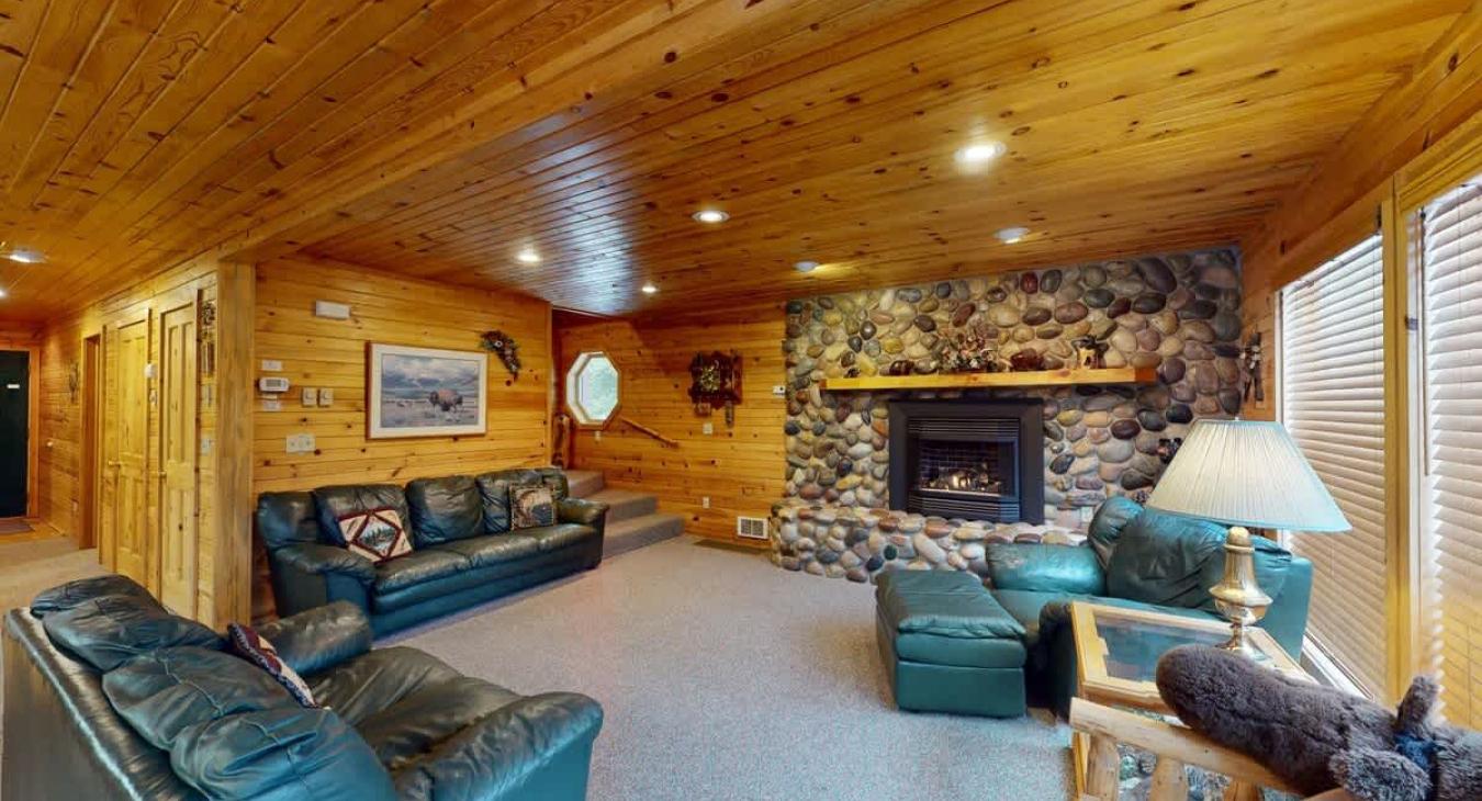 Spacious open living area