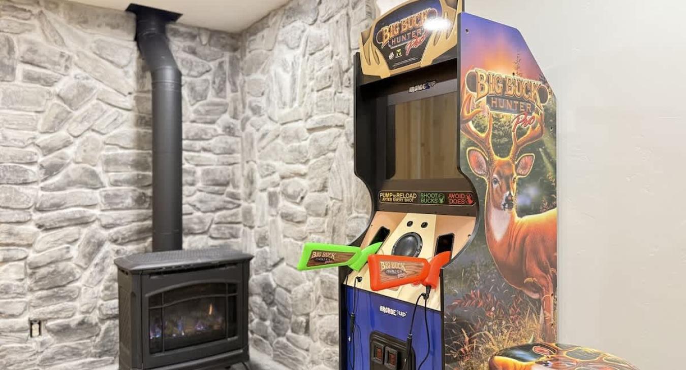Fun for the whole family in the game room with real arcade games.