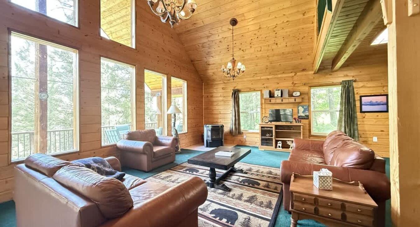 Living Room with seating for everyone to enjoy.