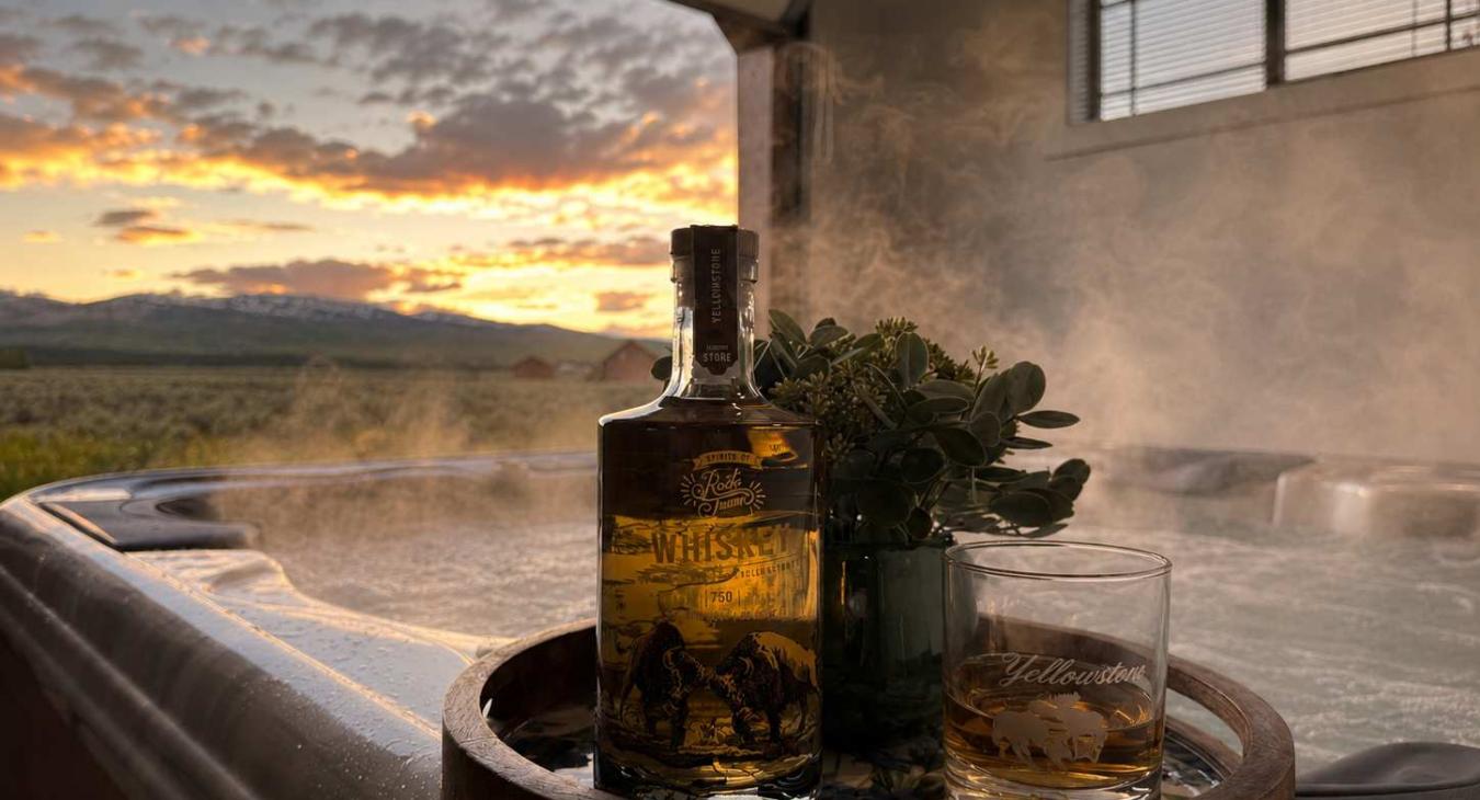 Relax and unwind in the luxury hot tub while taking in the stunning sunset views. The perfect way to end your day.