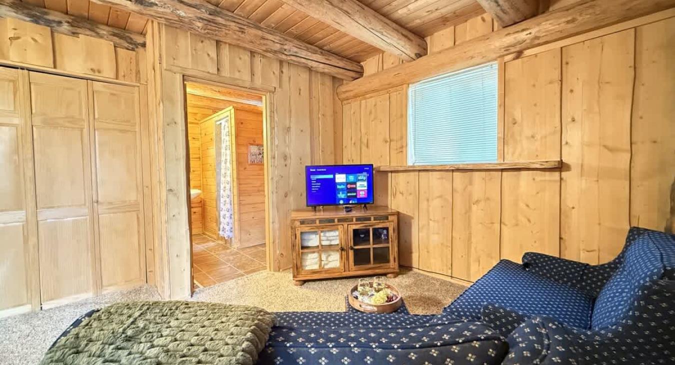 Lots of space to relax in the master bedroom.