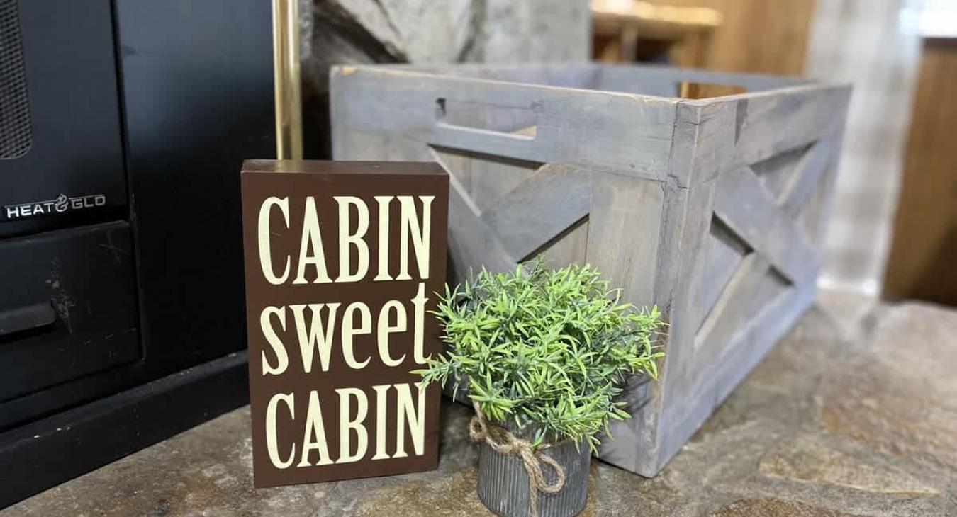 Beautiful fireplace for you to enjoy.