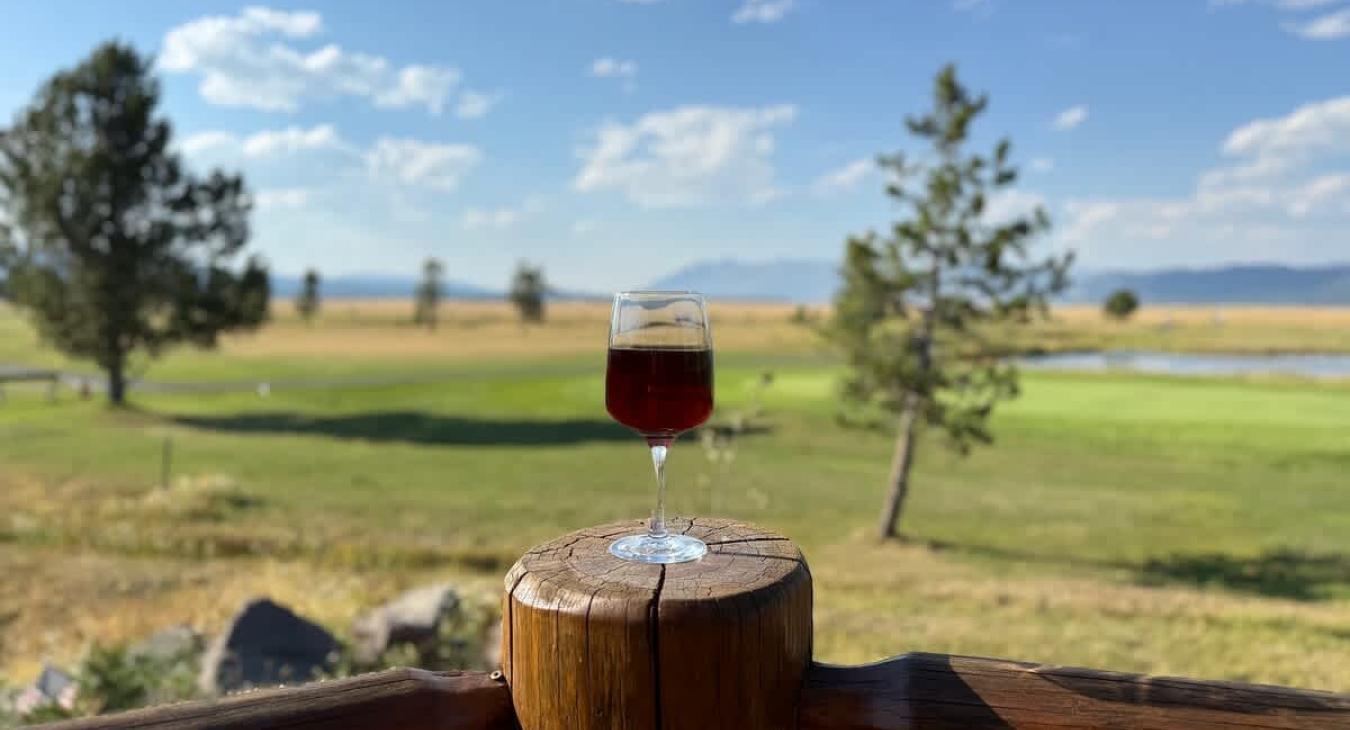 Golf Course view from the friont deck