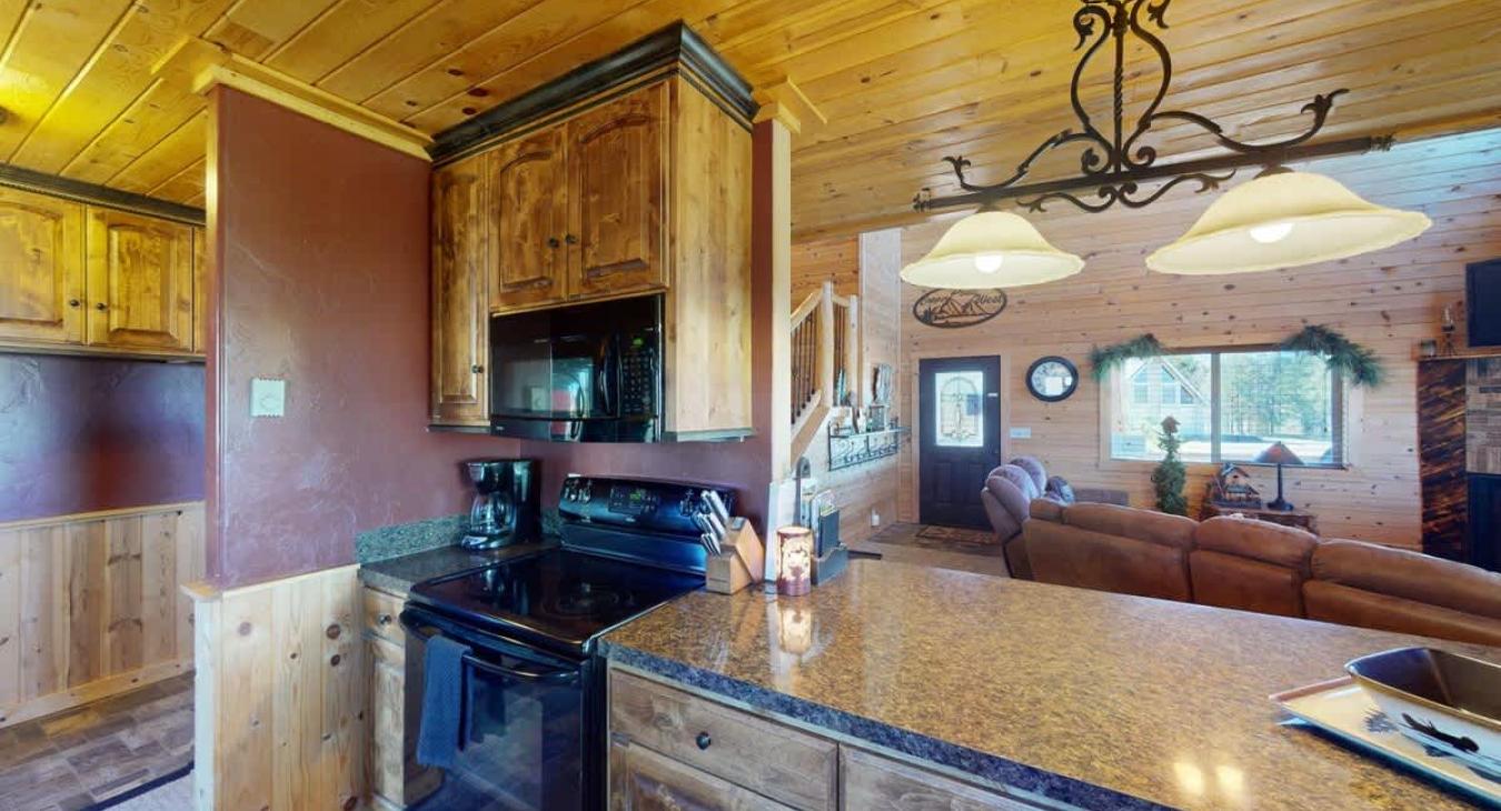 In the kitchen a coffee machine is located for you during your stay.