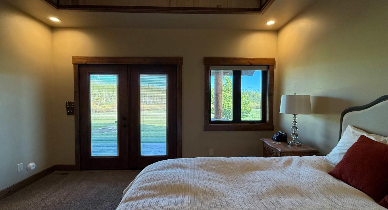 Private deck attached to the master bedroom.