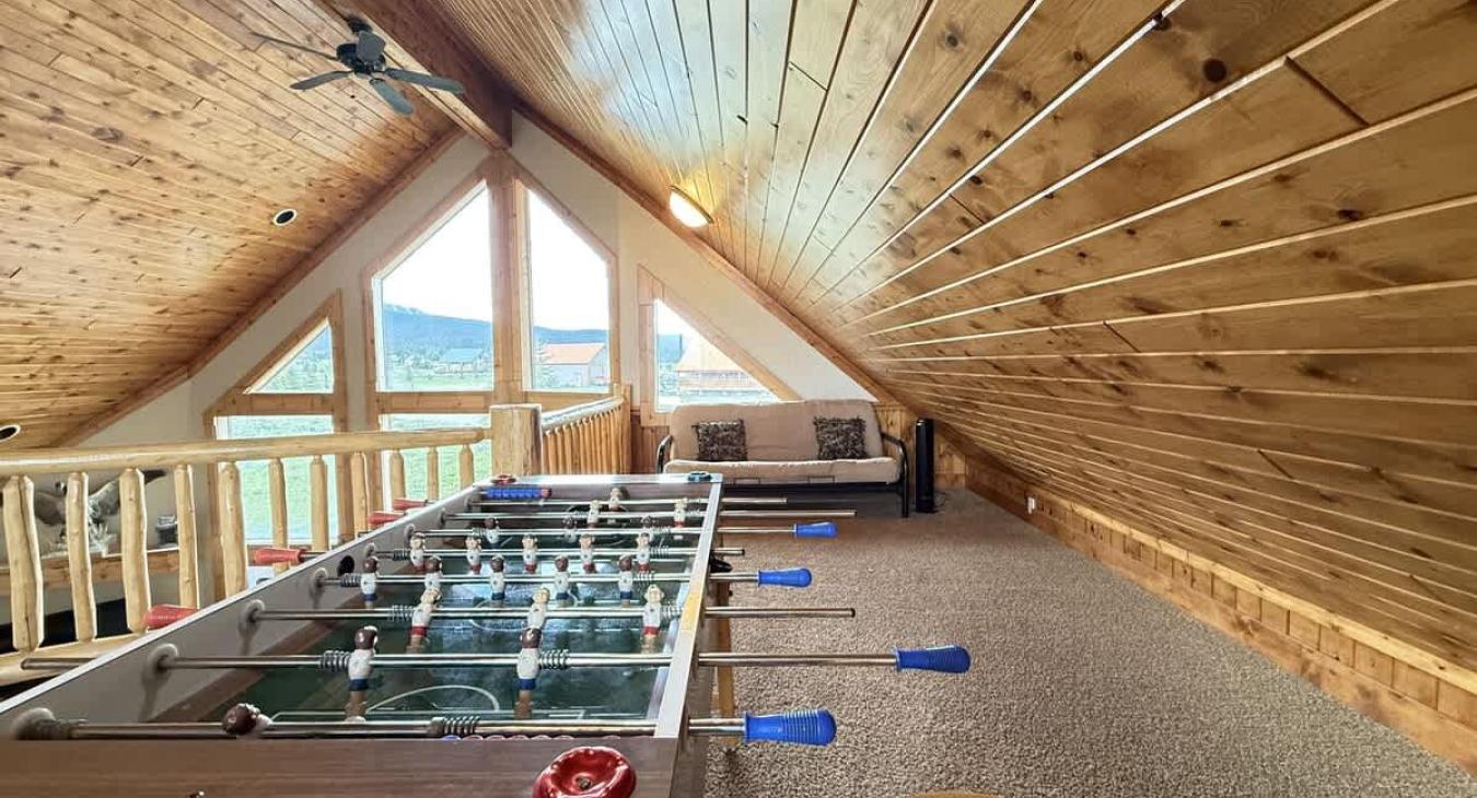 Lots of areas to relax and play games.