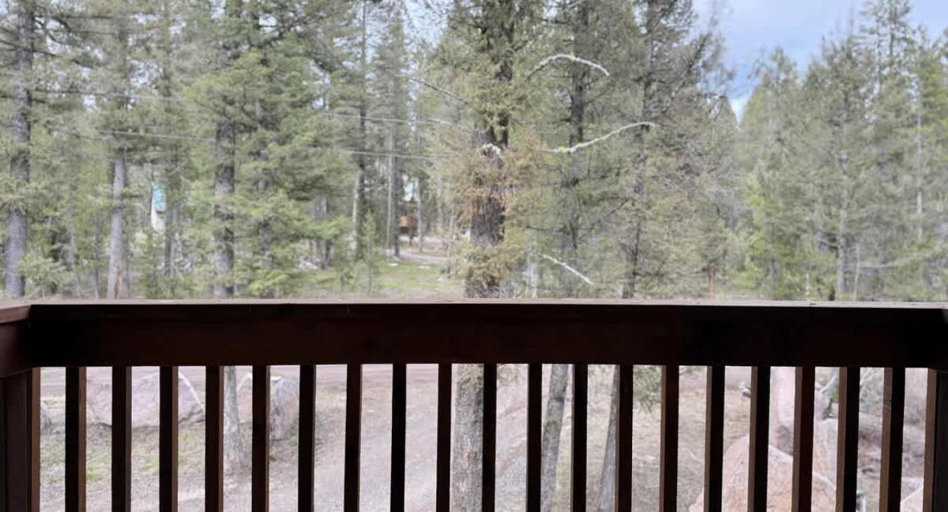 View from the loft balcony.