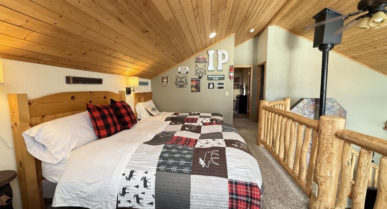 The loft offers a cozy and welcoming feeling to everyone who comes to stay.