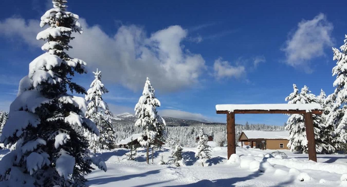 Bear Cave cabins are located in Yellowstone Lux.
