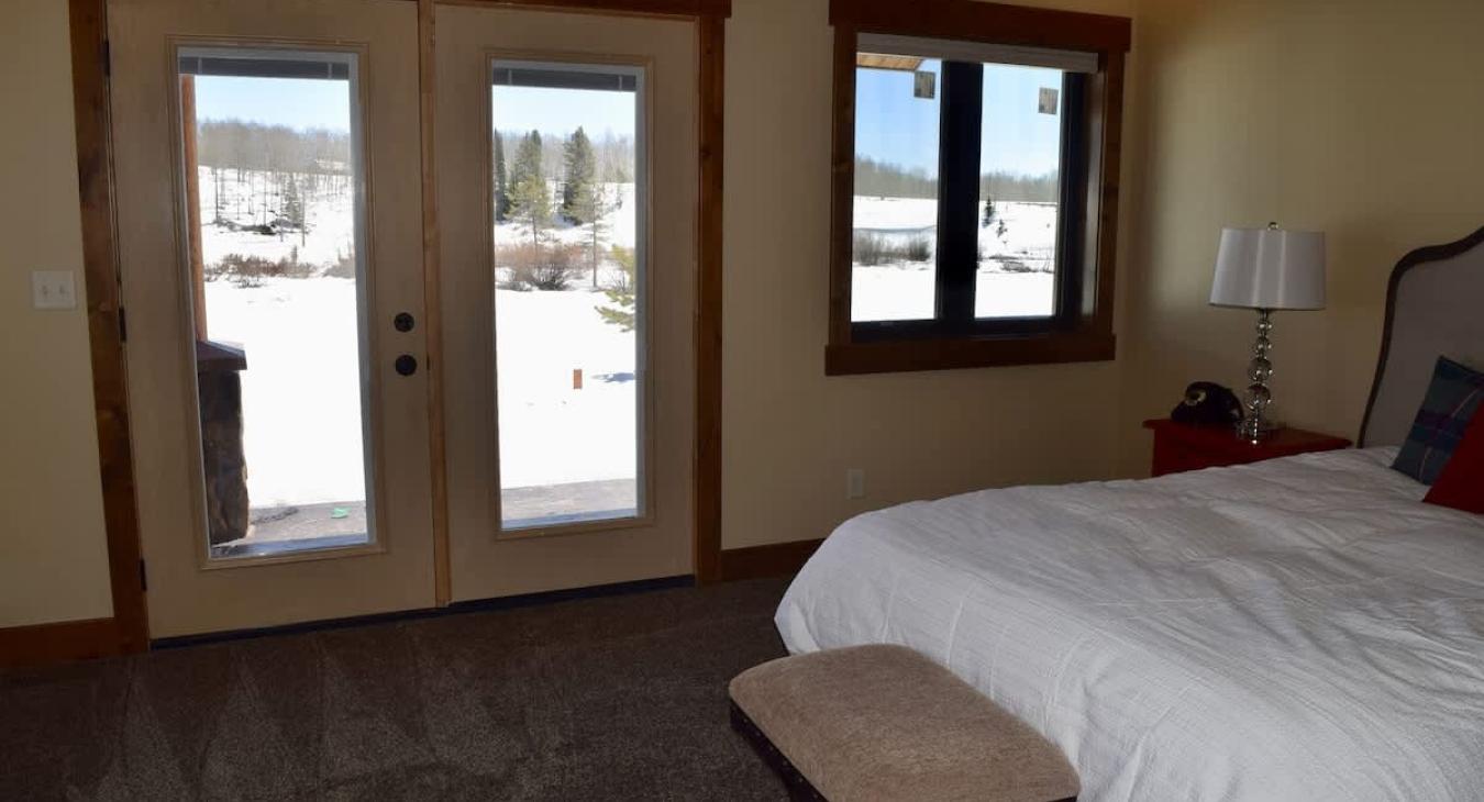 Private deck attached to the master bedroom.