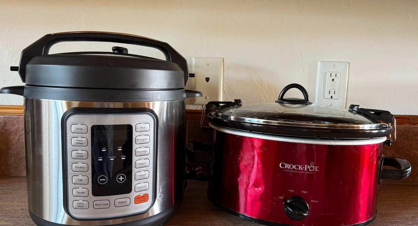 Pressure cooker and crock pot