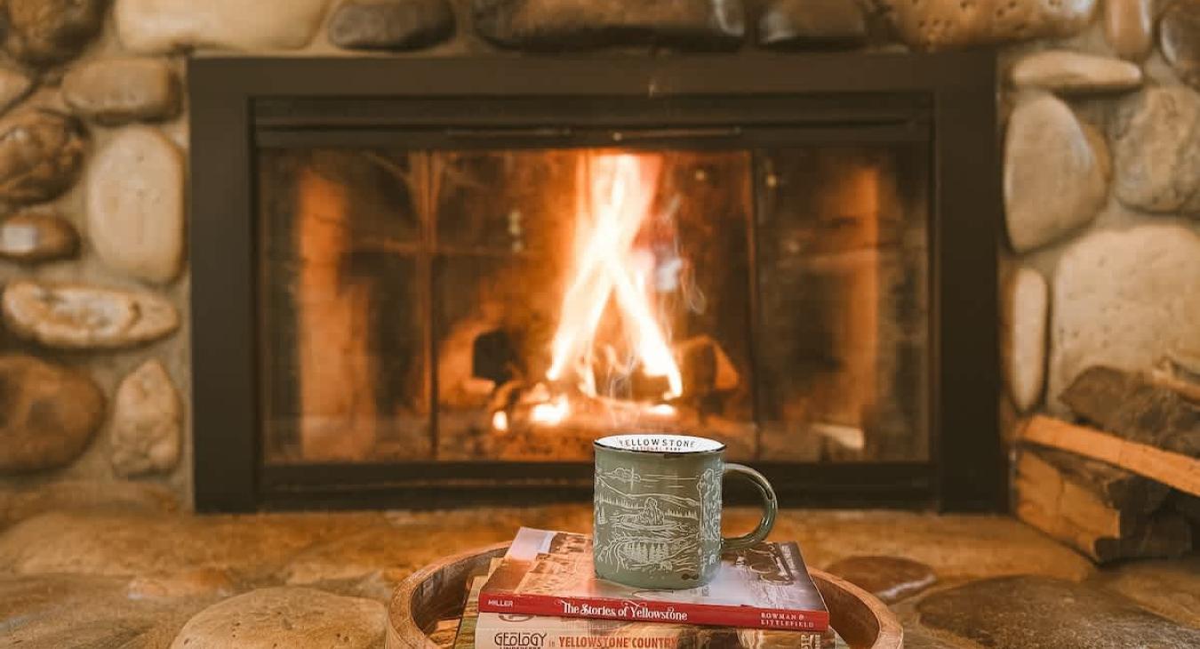 The wood-burning fireplace in the cabin is a true centerpiece, offering both warmth and charm to the space. Make sure to bring your own wood.