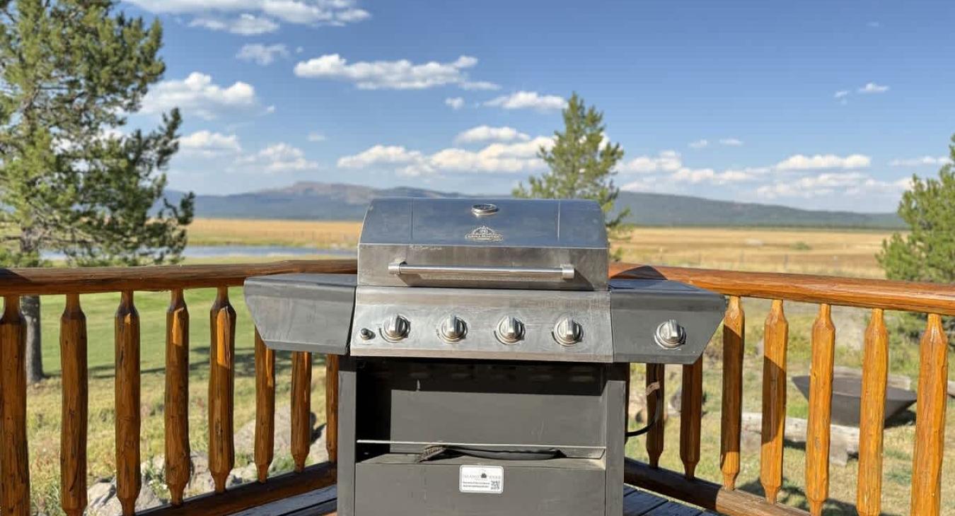 On the deck there is a grill for you to use.