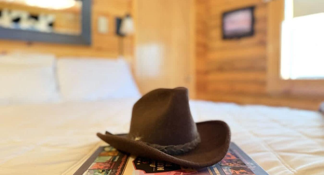 Relax and read a book in bed.