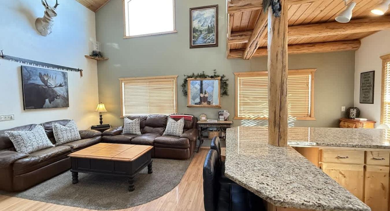 From the kitchen you are able to view the kitchen.