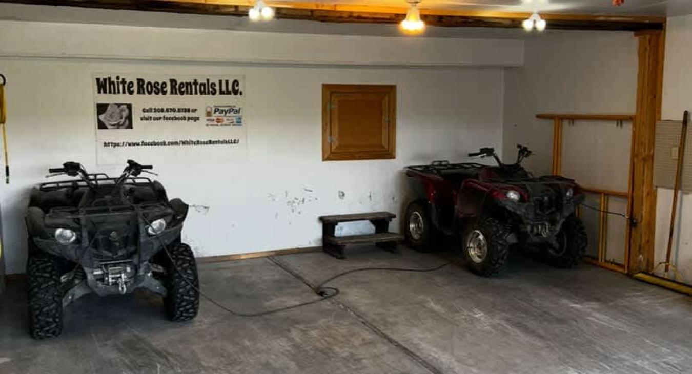 ATV's are also available for rent during your stay.