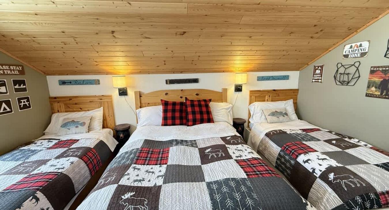 Perfect area for the kiddos to sleep