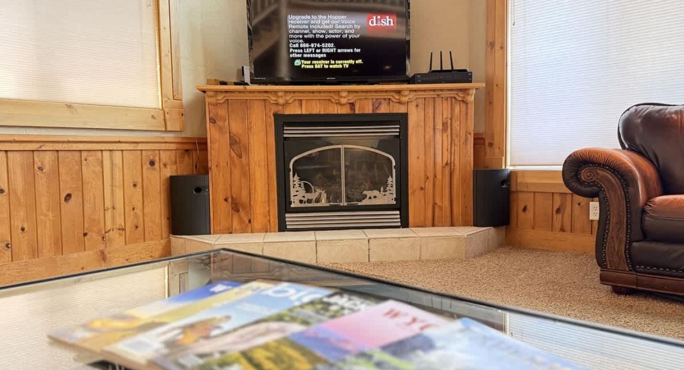 Lots of open area in the living area.