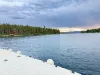 Shared boat dock and access to the Island Park Reservoir