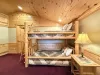 Twin bunk bed in master bedroom.