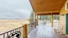The front porch is the best place to relax and breathe in the fresh mountain air.