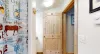 Shampoo, conditioner, and body wash are provided in the shower as well.