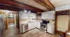 Full size open kitchen with appliances, pots and pans, cookware, dishes, and basic cooking essentials.