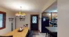 From the dining room you can access the back porch.