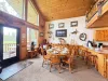 Seating for up to 6 people at the dining room table.