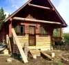 The original Macks Inn Cabin before moving to Ponds Lodge.
