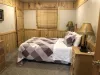 View of the first bedroom from the doorway.