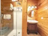 Sink vanity for beautiful lighting.