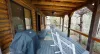 Large open deck with seating to take in the views of the surroundings.