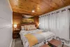 Bedroom #1 located on the main level with a Queen size bed.